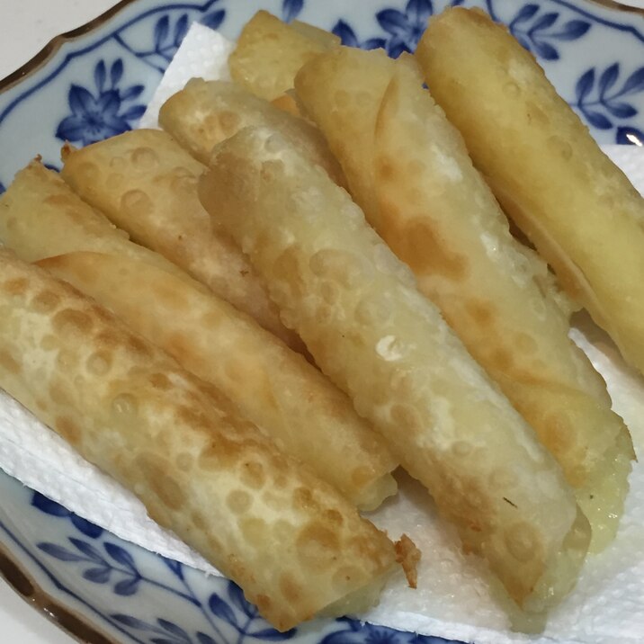 余った餃子の皮で！チーズポテト餃子